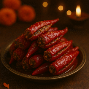 Stuffed Red Chillies Pickle